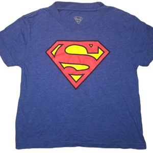 Superman Blue Graphic Logo Tee